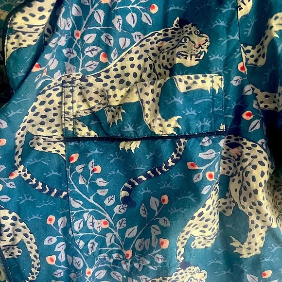 Print Fresh pajamas button down shirt. - Picture 5 of 5